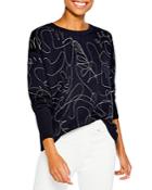 Nic+zoe Swirling Stitches Sweater