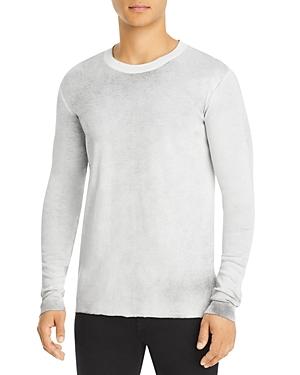Thom/krom Discolored Slim Fit Long Sleeve Tee