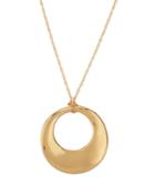 Bloomingdale's Graduate Circle Pendant Necklace In 14k Yellow Gold, 18 - 100% Exclusive