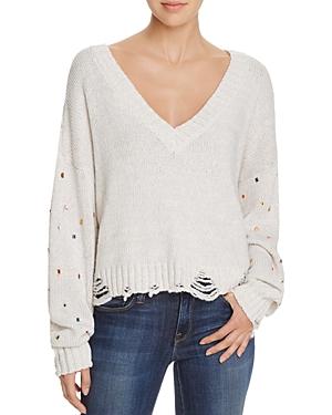 Wildfox Sparkle Shapes Sweater