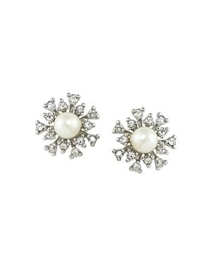 Carolee Pave Cluster Stud Earrings