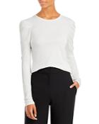 Rebecca Taylor Puff Shoulder Top