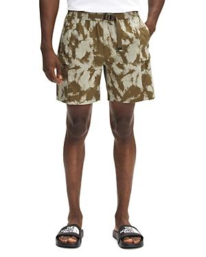 The North Face Class V Belted Retro Dye Print 7 Shorts