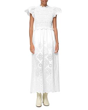 Sea Vienne Eyelet Midi Dress