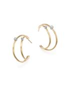 Marco Bicego 18k Yellow Gold Luce Diamond Double Hoop Earrings - 100% Exclusive