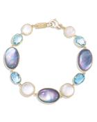 Ippolita 18k Yellow Gold Rock Candy Luce Flexible Bracelet In Blu Notte