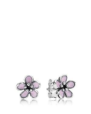 Pandora Earrings - Cherry Blossom Enamel