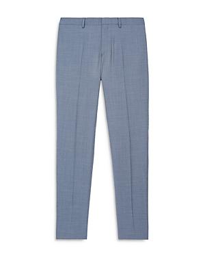 The Kooples Light Blue Check Wool Suit Pants