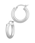 Bloomingdale's Tube Hoop Earrings In Sterling Silver - 100% Exclusive