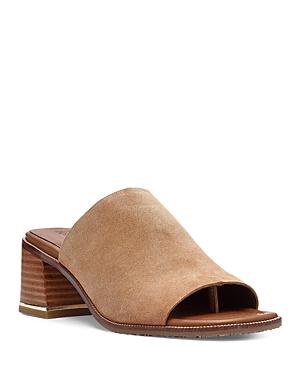 Donald Pliner Women's Square Toe Mid Heel Mules