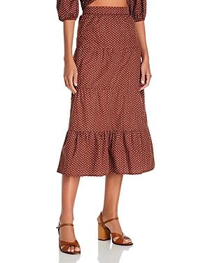 Faithfull The Brand Farida Printed Midi Skirt