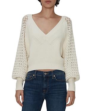 7 For All Mankind Knit Blouson Sleeve Sweater