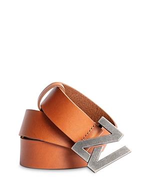Zadig & Voltaire Leather Logo Belt