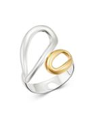 Ippolita 18k Yellow Gold & Sterling Silver Chimera Small Bypass Ring