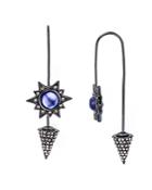 Rebecca Minkoff Star And Cone Threader Earrings