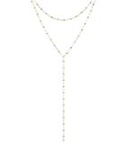 Argento Vivo Multi-row Lariat Necklace In 14k Gold-plated Sterling Silver, 14-18