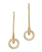 Bloomingdale's Diamond Diamond Circle & Bar Drop Earrings In 14k Yellow Gold, 0.40 Ct. T.w. - 100% Exclusive