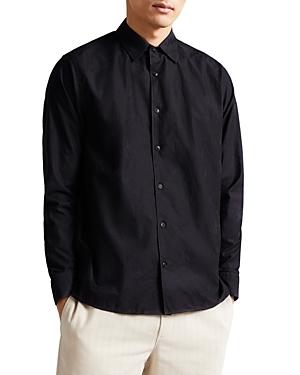 Ted Baker Onested Cotton Floral Jacquard Shirt