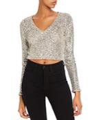 Guess Riza Sequined Cropped Top