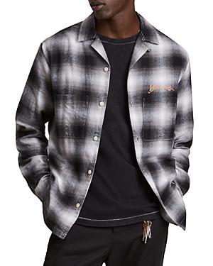 Allsaints Emptyville Plaid Relaxed Fit Button Down Shirt