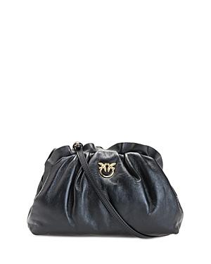 Pinko Mini Chain Leather Clutch