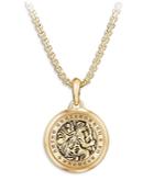 David Yurman St. Christopher Amulet In 18k Gold