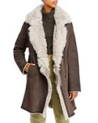 Hiso August Toscana Trimmed Reversible Shearling Coat