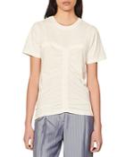 Sandro Simeon Ruched Front Tee