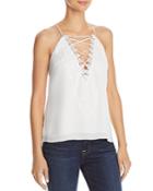 Wayf Posie Lace-up Camisole