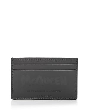 Alexander Mcqueen 6cc Leather Card Case
