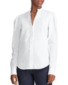 Lauren Ralph Lauren Cotton Puff-shoulder Shirt