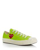 Comme Des Garcons Play X Converse Unisex Pastelle Lace Up Sneakers