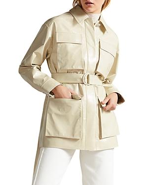 Ted Baker Foziey Textured Vinyl Field Jacket