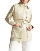 Ted Baker Foziey Textured Vinyl Field Jacket
