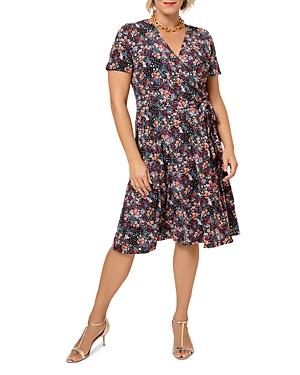 Leota Plus Floral Print Wrap Dress