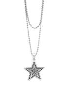 Lagos Sterling Silver Rare Wonders Celestial Star Pendant Necklace, 34