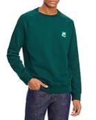 Maison Kitsune Cool-tone Cotton Fox Head Patch Classic Fit Crewneck Sweatshirt