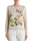 Etro Butterfly Embroidered Sweater