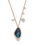 Meira T 14k Gold And Blue Labradorite Necklace, 16