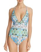 Nanette Lepore Tapestry Goddess One Piece Swimsuit - 100% Exclusive