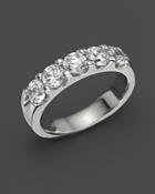 Certified Diamond 5 Station Band In 18k White Gold, 1.50 Ct. T.w. - 100% Exclusive