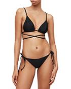 Allsaints Rose Side Tie Bikini Bottom