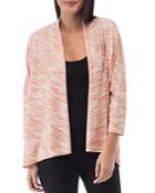 B Collection By Bobeau Luann Space-dyed Open-front Cardigan