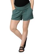 Nom Maternity Berlin Smocked Waist Shorts