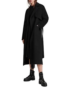 Allsaints Bree Brushed Trench Coat