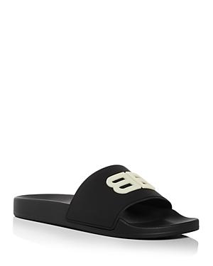 Balenciaga Men's Logo Slide Sandals