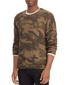 Polo Ralph Lauren Camouflage-print Aran Sweater