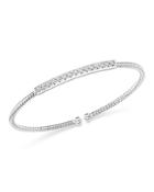 Diamond Flex Bracelet In 14k White Gold, .50 Ct. T.w.