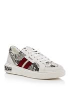 Bally Men's Myles Snake-print Low Top Sneakers