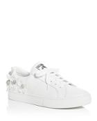 Marc Jacobs Women's Daisy Embellished Leather Lace Up Sneakers